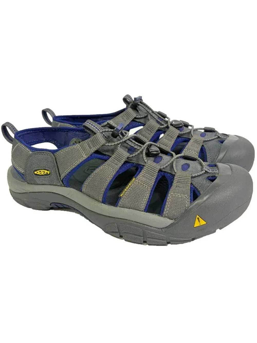 Keen Sandals Men's Size 13 Blue Waterproof 110230 Newport H2 Gray Hiking Shoes
